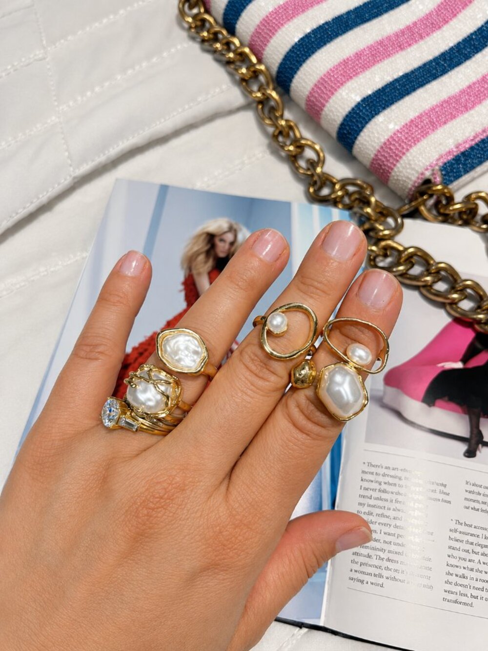 Statement Ring Set 5pcs